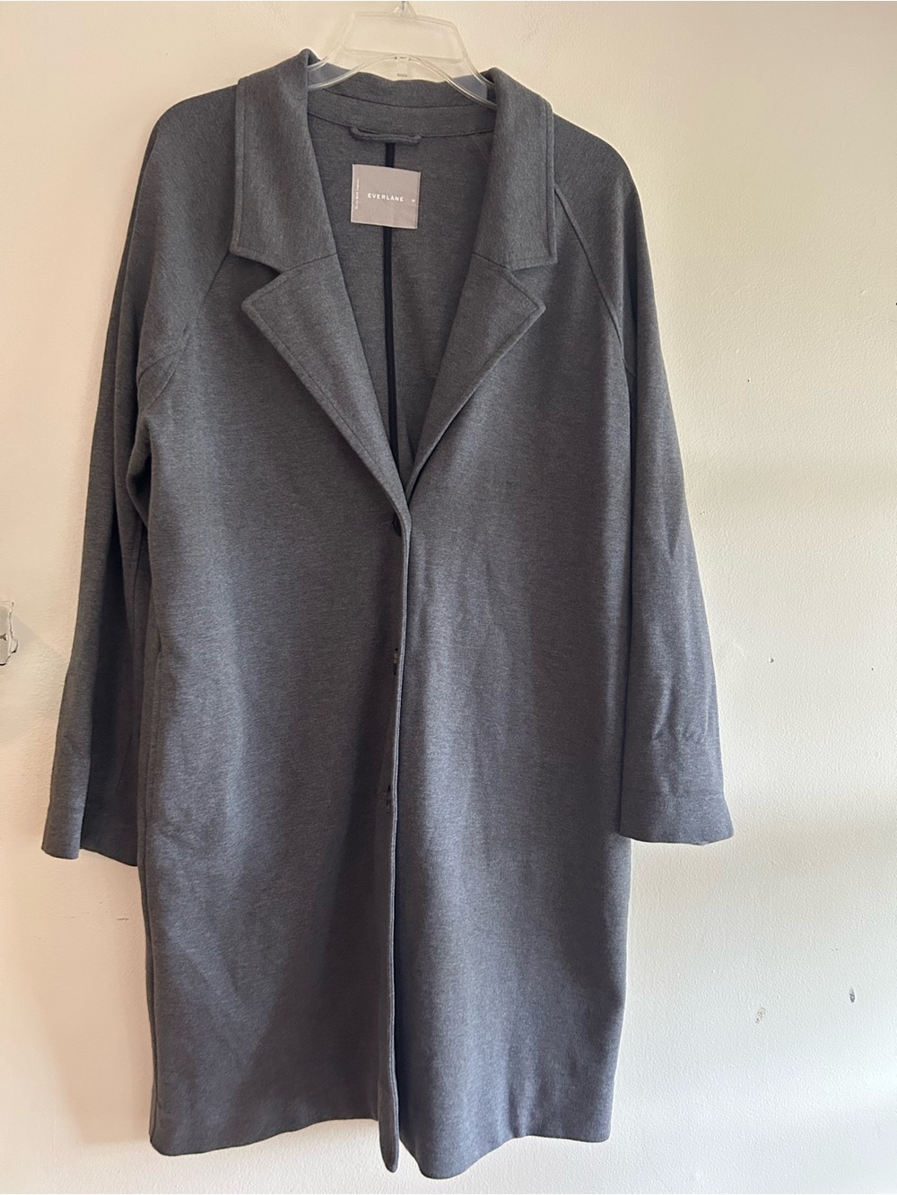 Everlane Charcoal Gray Dream Coat Jacket Medium